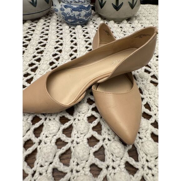 Nine West Saige D’Orsay Flat color tan size 7.5 used in excellent condition. - Picture 1 of 10